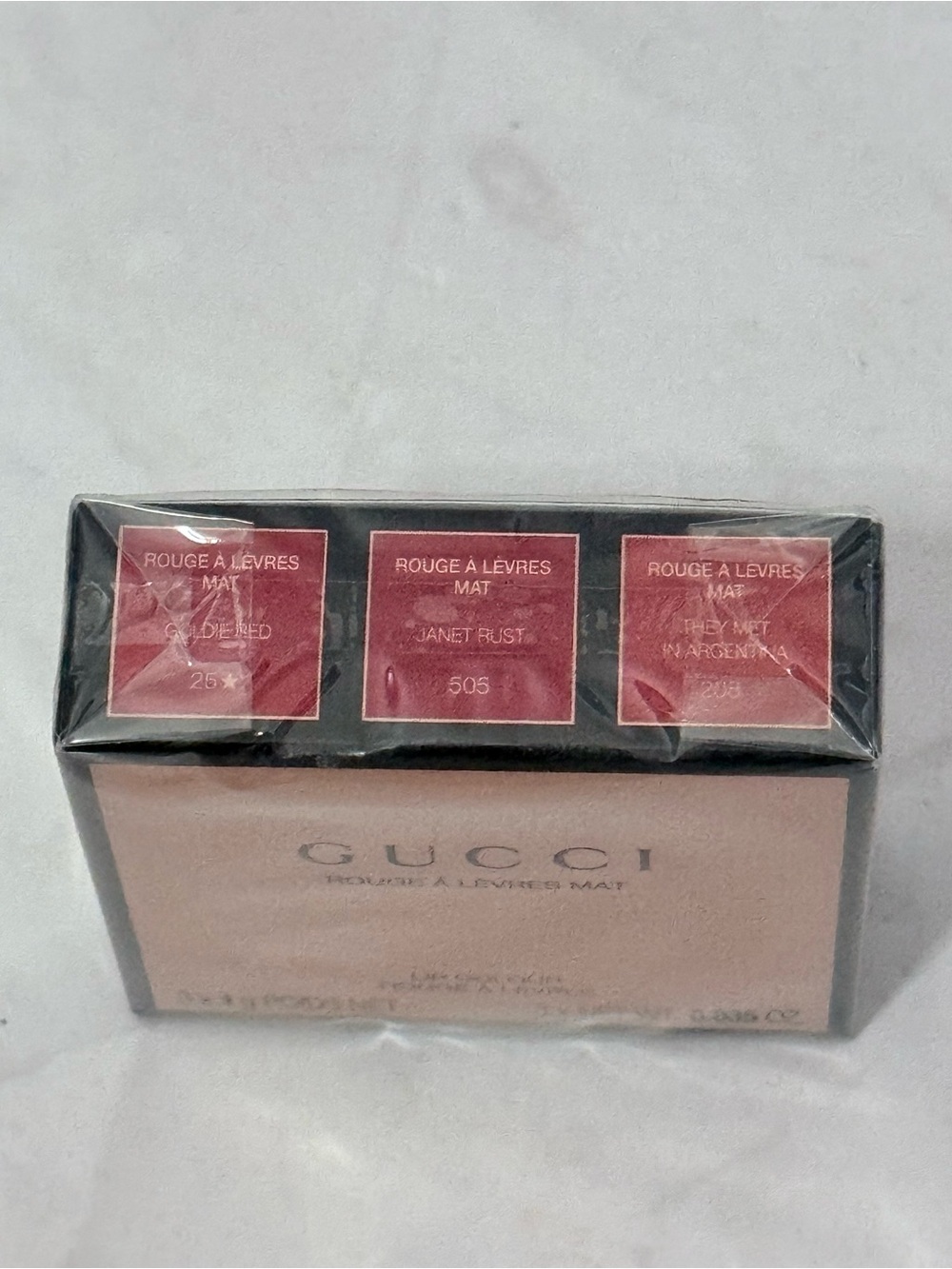 Gucci Lipstick Trio in Rose and Deep Rose Tones - Picture 2 of 2
